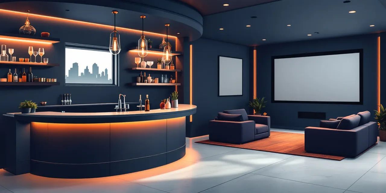 Basement Bar & Entertainment Spaces Built by Milwaukee's Own Crew